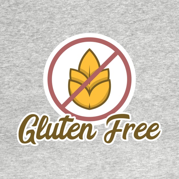 Gluten Free Anti Wheat Symbol by glutenfreegear